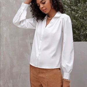 White button down shirt